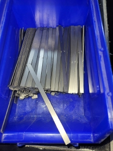 strip 0,8x5x100mm gr-2 o.a. voor soldeerklemmen (edelsmeden)