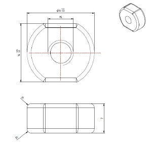 Clamp nut M6