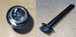 M10x70 (2mm holes in flowershape) PVD coating