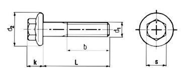 DIN6921 Hex Flang Bolt