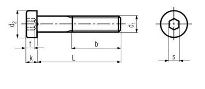 DIN7984 Low Head Socket Cap Screw